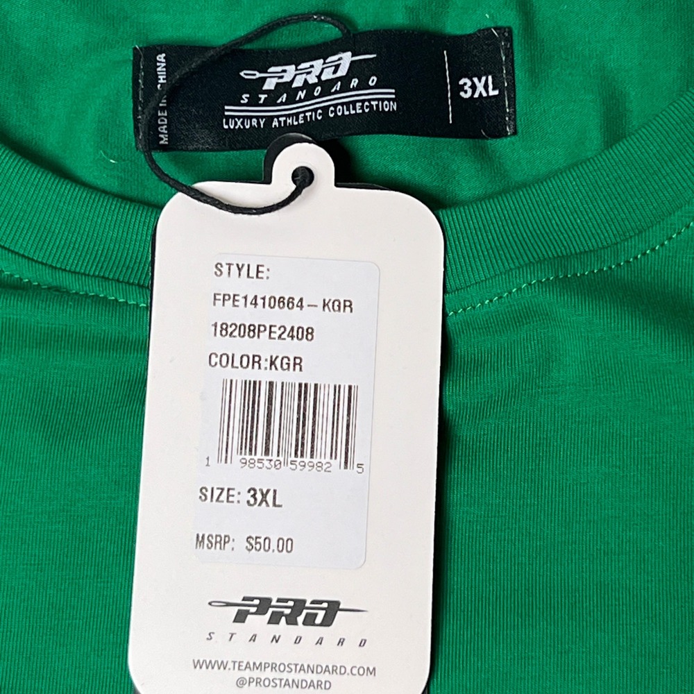 Pro Standard Philadelphia Eagles Men 3XL Green Puff Print Embroidered T-Shirt - Picture 4 of 11